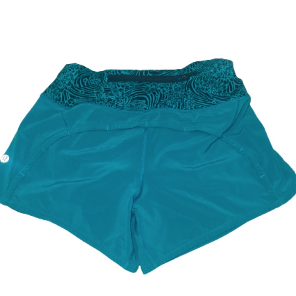 Lululemon Turquoise Athletic Women's Shorts